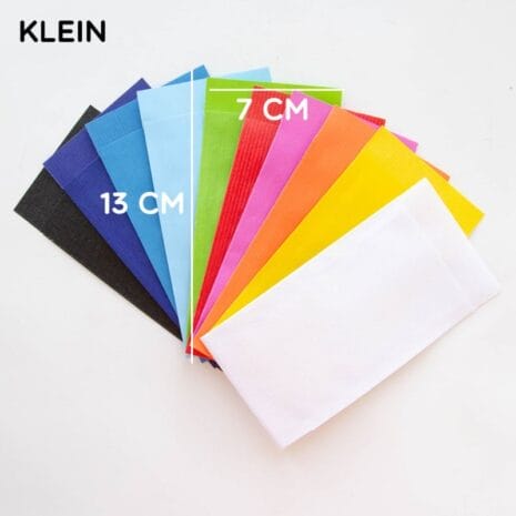 zakje-kleur-klein Gekleurd vlak kraft zakje