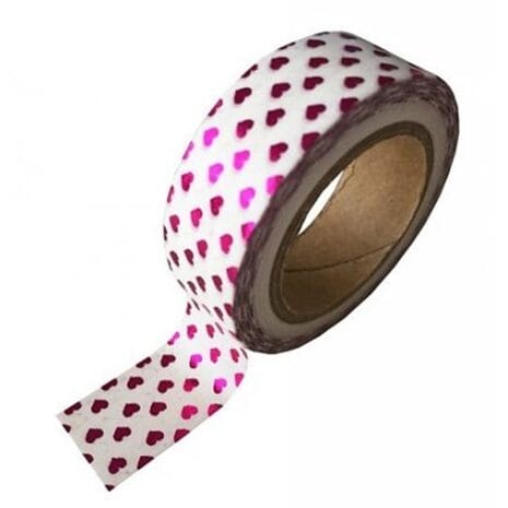 masking-tape-fuchsia-hartjes masking tape