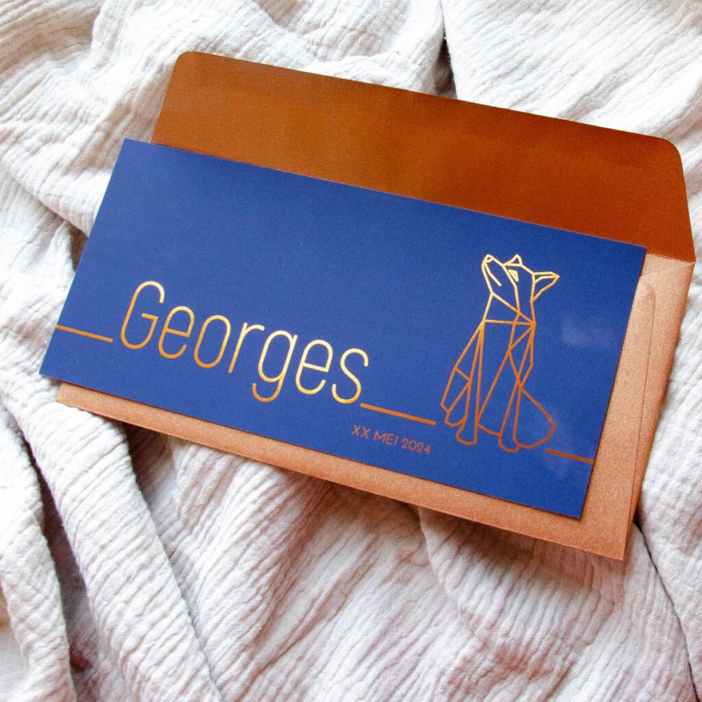 Geboortekaartje Georges