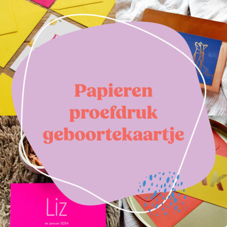 papieren proefdruk