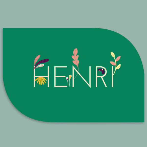 Geboortekaartje met speciale vorm