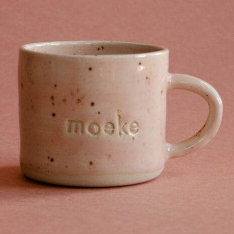 moeke-oudroosStippel-vierkant mok moeke